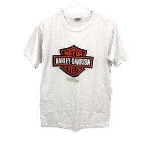Aremar Motor Harley-Davidson Cycles Porta Cana White T-Shirt Size M